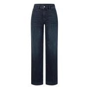 MAC Wide Leg Dream Jeans Blue, Dam