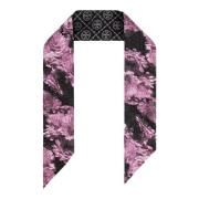 Tory Burch Sidenscarf Purple, Dam