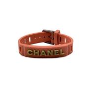 Chanel Vintage Pre-owned Plast armband Orange, Dam