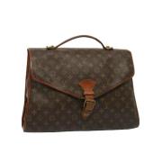 Louis Vuitton Vintage Pre-owned Canvas handvskor Brown, Dam