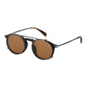 Eyewear by David Beckham Svart/Brun Solglasögon DB 1003/G/Cs Brown, He...