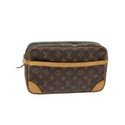 Louis Vuitton Vintage Pre-owned Canvas louis-vuitton-vskor Brown, Dam