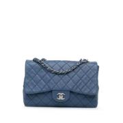 Chanel Vintage Pre-owned Laeder chanel-vskor Blue, Dam