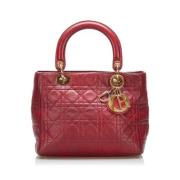 Dior Vintage Pre-owned Laeder dior-vskor Red, Dam