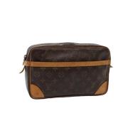 Louis Vuitton Vintage Pre-owned Canvas louis-vuitton-vskor Brown, Dam