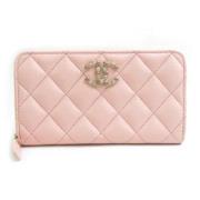 Chanel Vintage Pre-owned Laeder plnbcker Pink, Dam