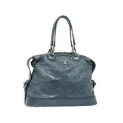 Celine Vintage Pre-owned Laeder totevskor Blue, Dam