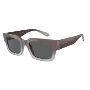 Giorgio Armani Brun Acetat Dam Solglasögon Brown, Dam