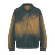 Diesel Hoodie 'S-Blaxt-Hood-Zip' Brown, Herr