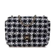 Chanel Vintage Pre-owned Tyg crossbodyvskor Black, Dam