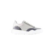 Alexander McQueen Läder sneakers Gray, Dam