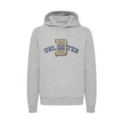 Blend Stiliga Hoodies för vardagsbruk Gray, Herr