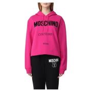 Moschino Lyxig och bekväm hoodie för kvinnor Pink, Dam