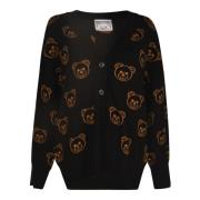 Moschino Stiliga Sweaters Black, Dam