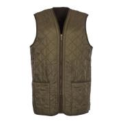 Barbour Nylon Gilet Vest Green, Herr