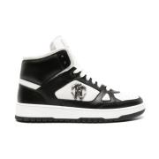 Roberto Cavalli Svarta Casual High Top Sneakers Black, Herr