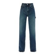 Haikure Winona Jeans med raka ben Blue, Dam