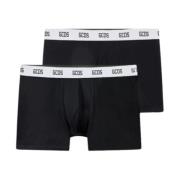 Gcds Herr Essentials Boxer Briefs 2-Pack Black, Herr