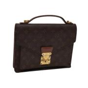 Louis Vuitton Vintage Pre-owned Canvas handvskor Brown, Dam