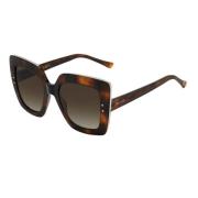 Jimmy Choo Brun Acetat Dam Solglasögon Brown, Dam