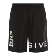 Givenchy 4G Bermuda Shorts Black, Herr