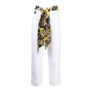 Versace Jeans Couture Vita Straight Jeans för Kvinnor White, Dam