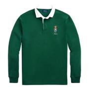 Polo Ralph Lauren Grön Rugby Sweatshirt Casual Stil Green, Herr