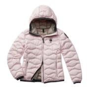 Blauer Nylonjacka med stil 24Wbldc03047 Pink, Dam