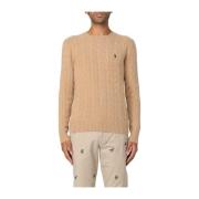 Polo Ralph Lauren Cashmere Crewneck Sweater Brown, Herr