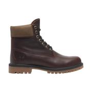 Timberland Vattentäta Snörning Bourgogne Stövlar Brown, Herr