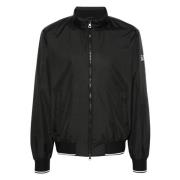 Emporio Armani EA7 Svart Nylon Bomberjacka Black, Herr