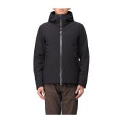 Woolrich Svart stretchrock med hög krage Black, Herr