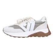 Emanuelle Vee Sneakers Silver Gray, Dam