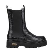 Cult Svarta Läder Chelsea Boots Black, Dam