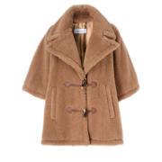 Max Mara Stilren Kamel Poncho för Kvinnor Brown, Dam