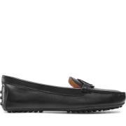 Ralph Lauren Svarta Läderloafers Black, Dam