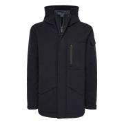 Boggi Milano Tekniskt Tyg B Tech Parka Blue, Herr