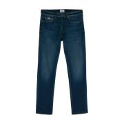 GAS Klassiska Blå Straight Leg Denim Jeans Blue, Herr