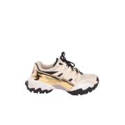 Valentino Vintage Pre-owned Laeder sneakers Beige, Dam