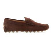 Tod's Brun Mocka Loafer Skor Brown, Herr