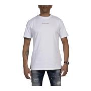 My Brand Bomull T-shirt i Svart White, Herr