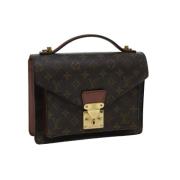 Louis Vuitton Vintage Pre-owned Canvas louis-vuitton-vskor Brown, Dam