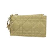 Dior Vintage Pre-owned Laeder plnbcker Beige, Dam