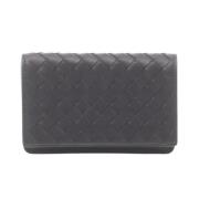 Bottega Veneta Vintage Pre-owned Laeder plnbcker Black, Dam