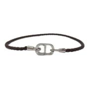 Dior Vintage Pre-owned Metall armband Brown, Dam