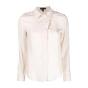 Rag & Bone Casual Beige Sidenskjorta Beige, Dam