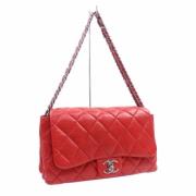 Chanel Vintage Pre-owned Laeder chanel-vskor Red, Dam