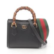 Gucci Vintage Pre-owned Laeder totevskor Black, Dam