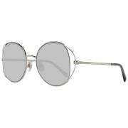 Swarovski Silver Dam Solglasögon Oval Gradient Gray, Unisex