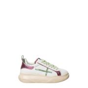 Gio+ Vita sneakers i lackläder med strass-accessoar Multicolor, Dam